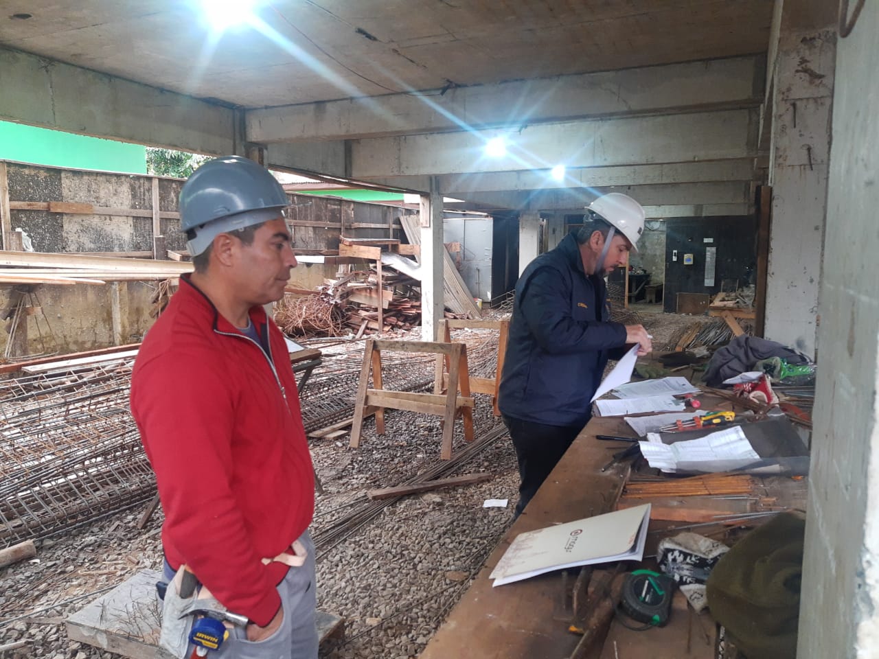 Fiscalização em obras civis com foco em segurança do trabalho